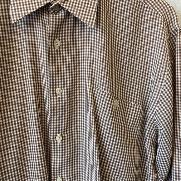 Yves Saint Laurent Button Down Shirt Brown - Picture 3 of 5